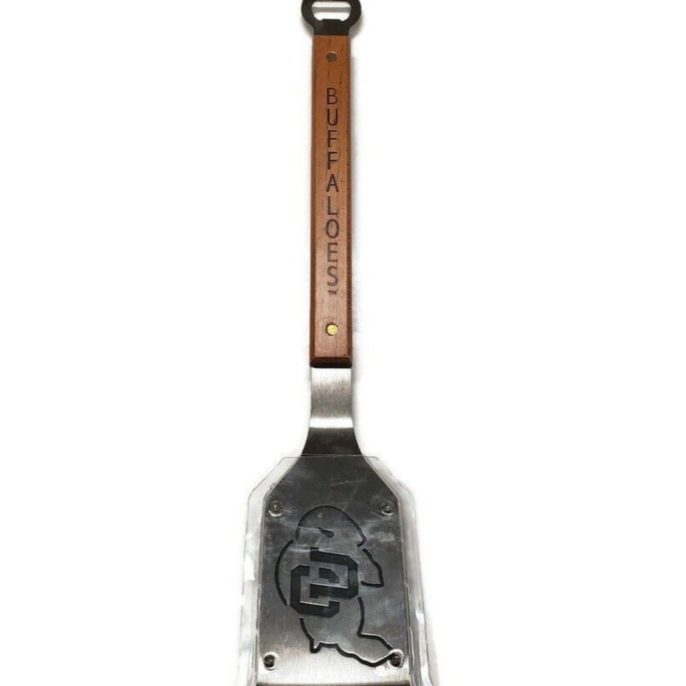 NCAA Colorado Buffaloes Sportula Grilling Bottle Opener Bristle Brush Spatula